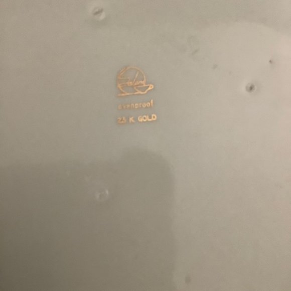 Vtg Colt 45 Peacemaker Stagecoach Sheriff Hyalyn Porcelain Ashtray 23K Gold 7" - Picture 4 of 6